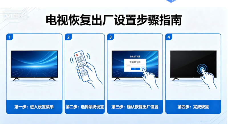 海信电视如何恢复出厂设置-别摸我资源
